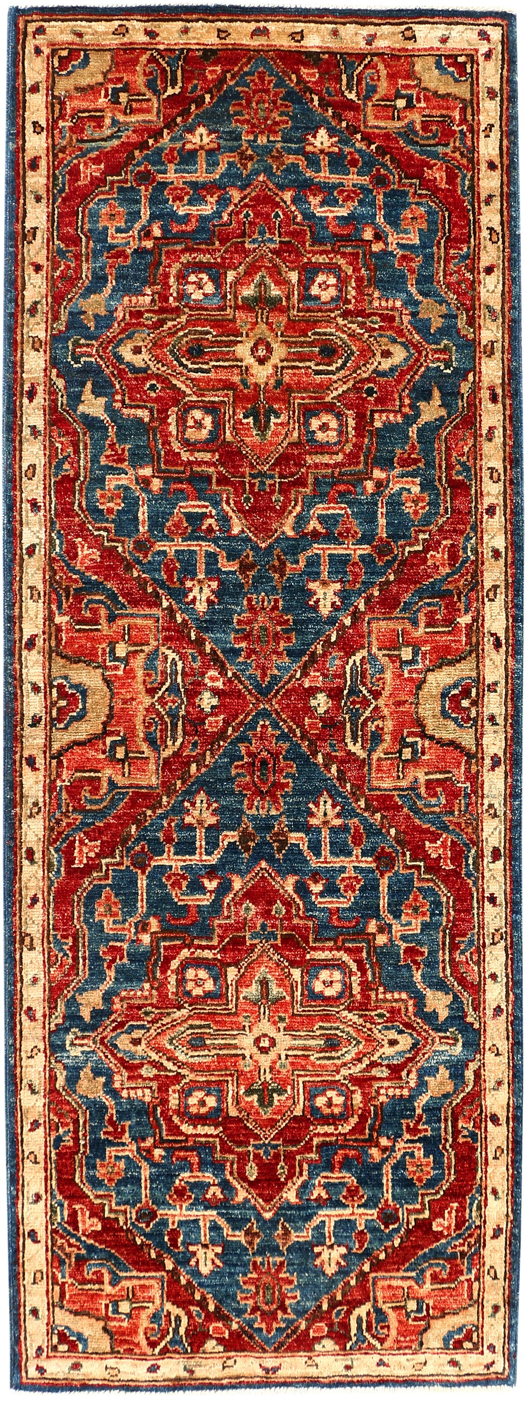 Steel Blue Ziegler 2' x 5' 3 - No. 54020 - ALRUG Rug Store