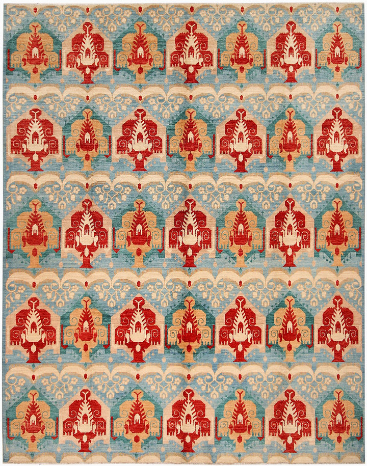 Ikat 7' 9 x 9' 10 - No. 54042 - ALRUG Rug Store