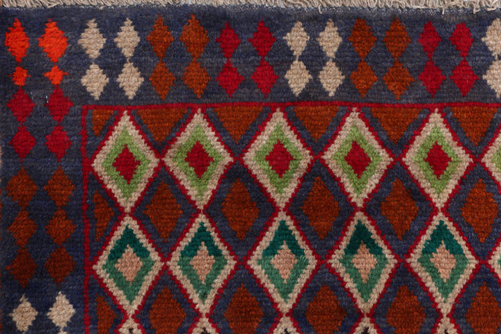 Multi Colored Baluchi 6' 1 x 7' 6 - No. 54191 - ALRUG Rug Store
