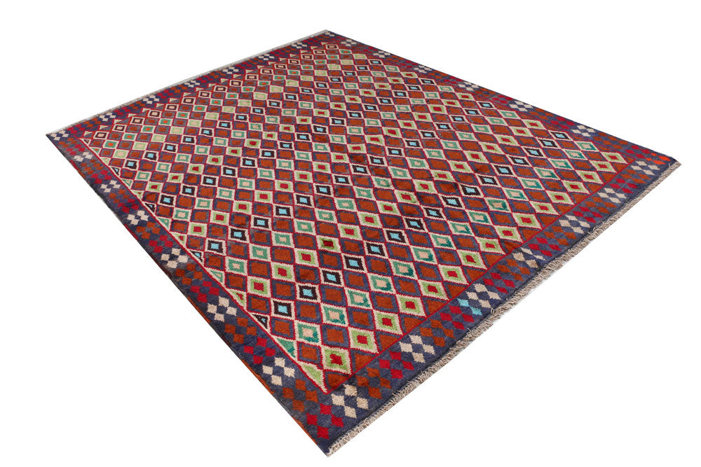 Multi Colored Baluchi 6' 1 x 7' 6 - No. 54191 - ALRUG Rug Store