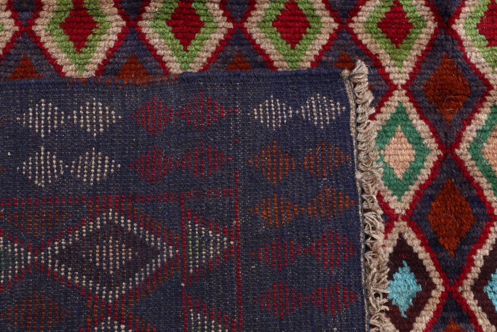 Multi Colored Baluchi 6' 1 x 7' 6 - No. 54191 - ALRUG Rug Store
