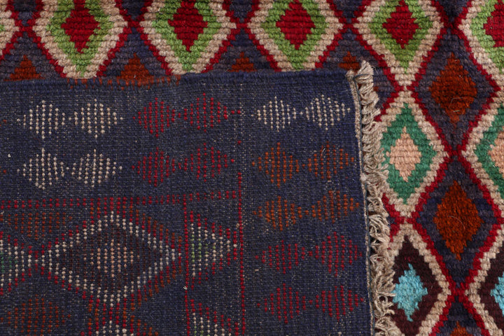 Multi Colored Baluchi 6' 1 x 7' 6 - No. 54191 - ALRUG Rug Store