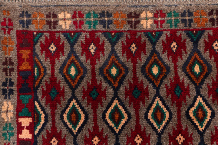 Multi Colored Baluchi 6' 2 x 6' 8 - No. 54194 - ALRUG Rug Store