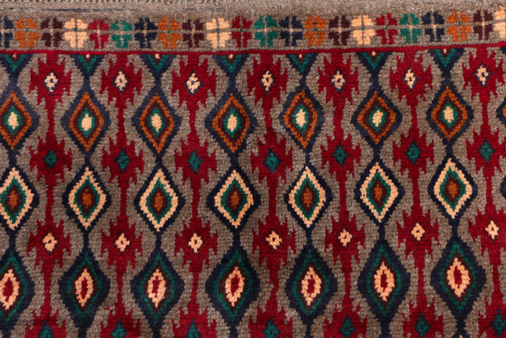 Multi Colored Baluchi 6' 2 x 6' 8 - No. 54194 - ALRUG Rug Store