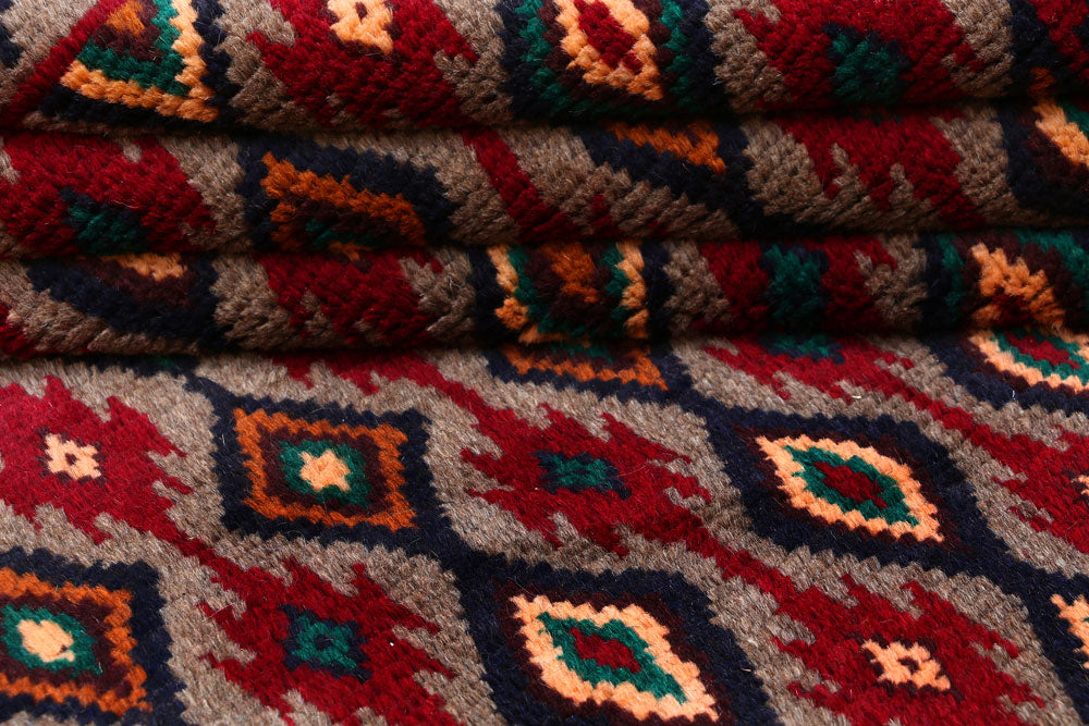 Multi Colored Baluchi 6' 2 x 6' 8 - No. 54194 - ALRUG Rug Store