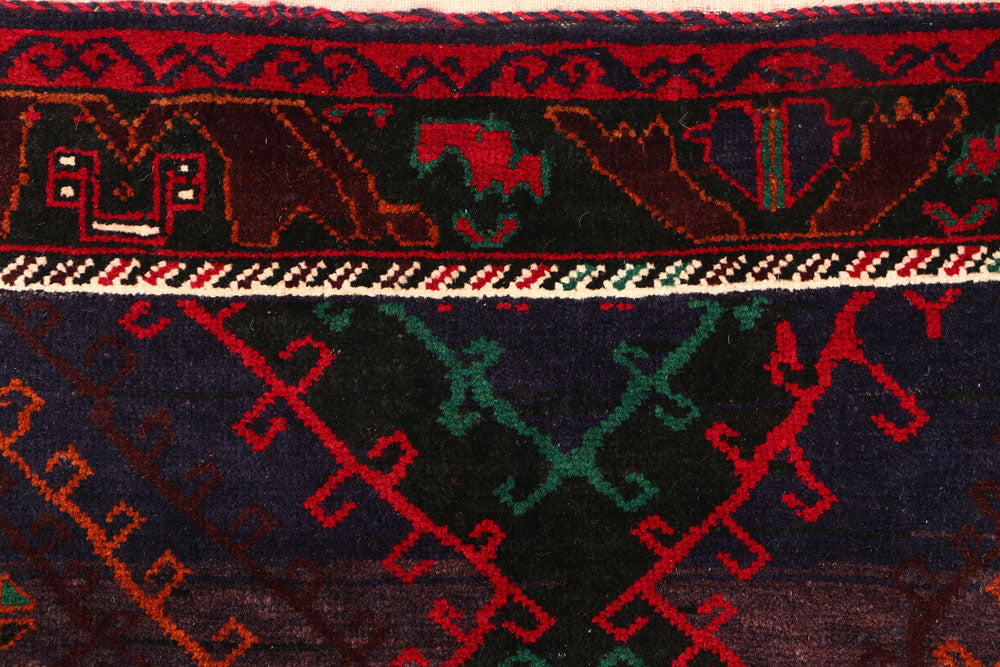 Multi Colored Baluchi 3' 7 x 6' 1 - No. 54240 - ALRUG Rug Store