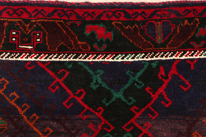 Multi Colored Baluchi 3' 7 x 6' 1 - No. 54240 - ALRUG Rug Store