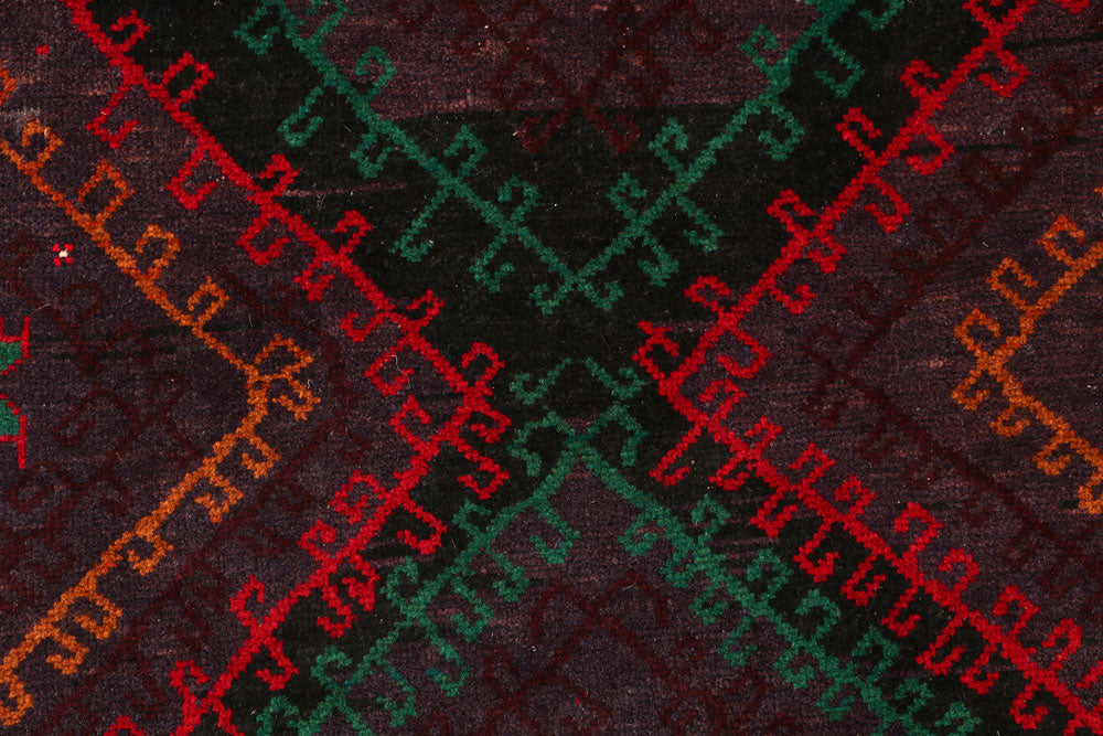 Multi Colored Baluchi 3' 7 x 6' 1 - No. 54240 - ALRUG Rug Store