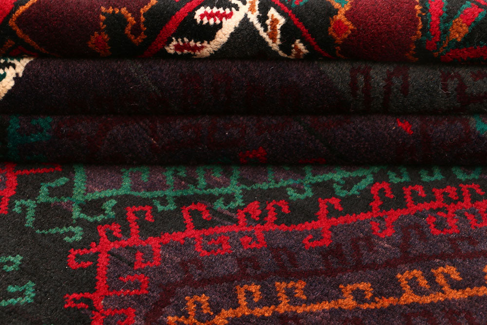 Multi Colored Baluchi 3' 7 x 6' 1 - No. 54240 - ALRUG Rug Store