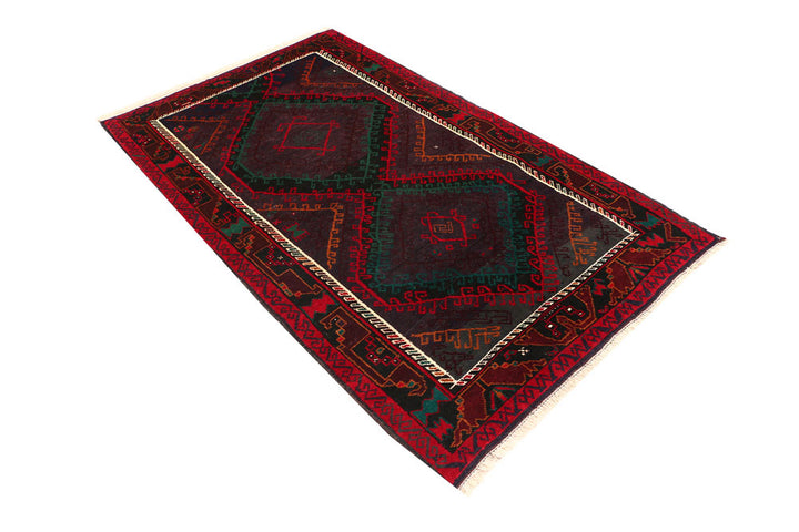 Multi Colored Baluchi 3' 7 x 6' 1 - No. 54240 - ALRUG Rug Store