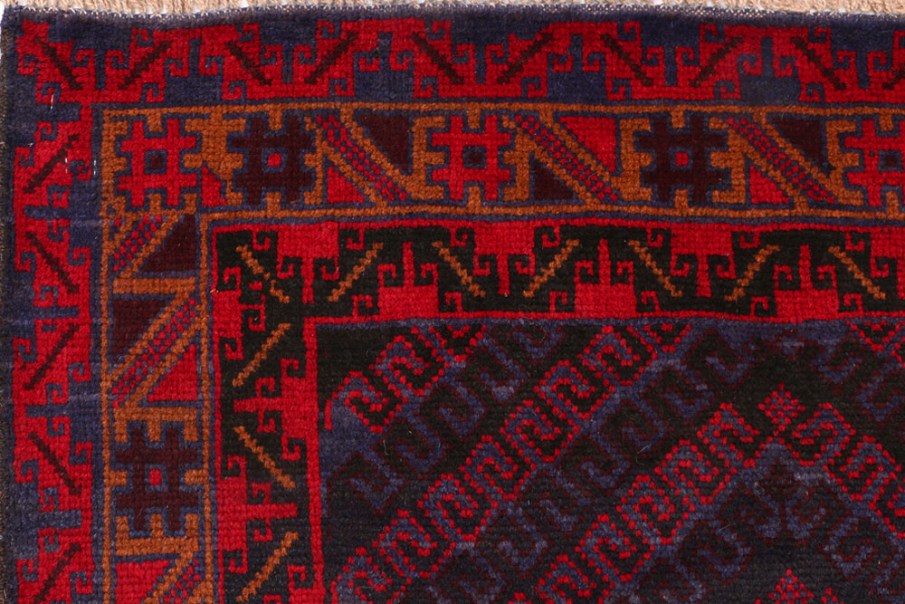 Multi Colored Baluchi 3' 7 x 6' 4 - No. 54241 - ALRUG Rug Store