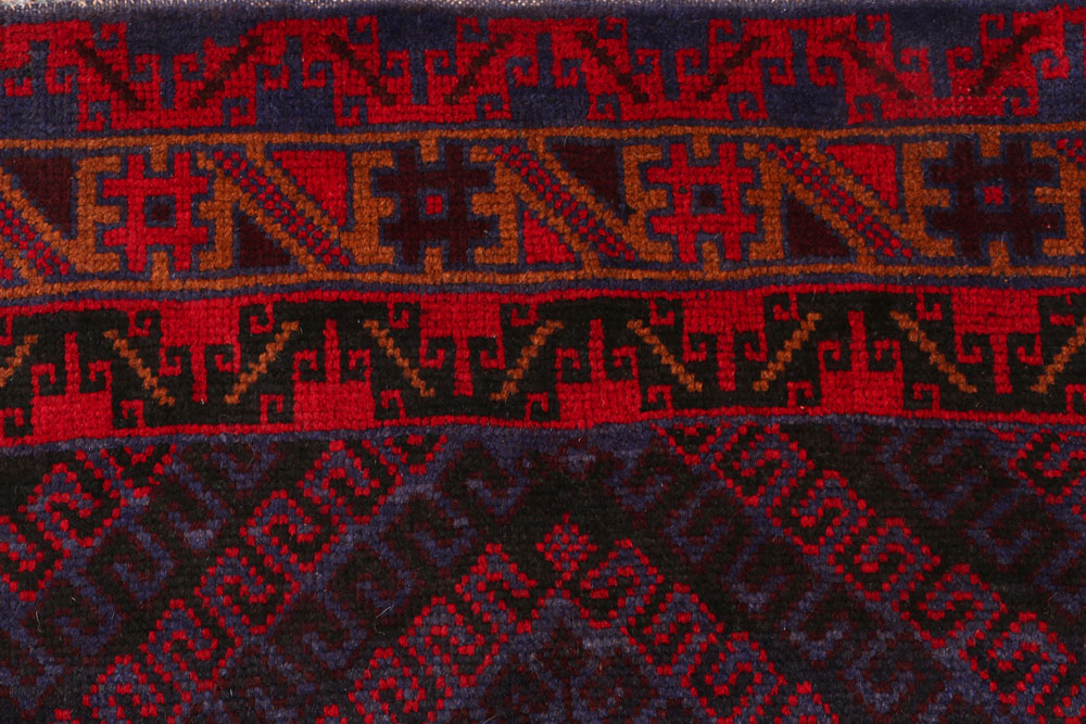 Multi Colored Baluchi 3' 7 x 6' 4 - No. 54241 - ALRUG Rug Store