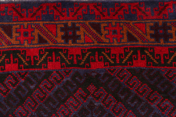 Multi Colored Baluchi 3' 7 x 6' 4 - No. 54241 - ALRUG Rug Store