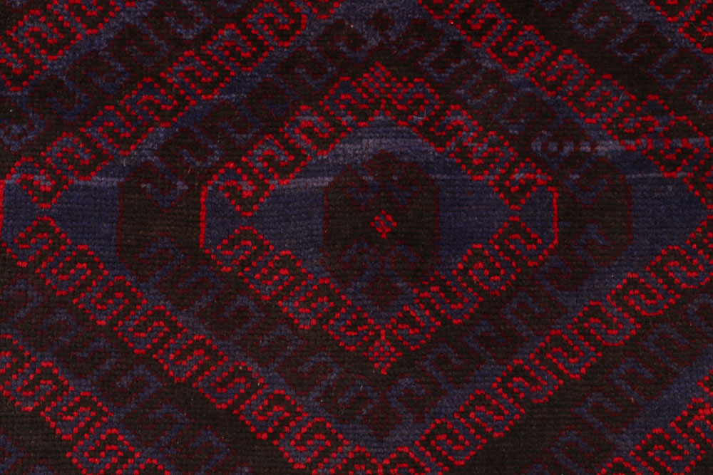 Multi Colored Baluchi 3' 7 x 6' 4 - No. 54241 - ALRUG Rug Store