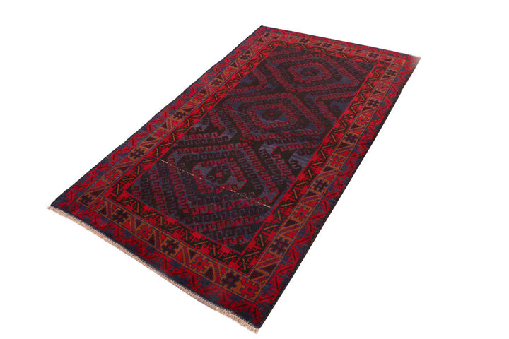 Multi Colored Baluchi 3' 7 x 6' 4 - No. 54241 - ALRUG Rug Store