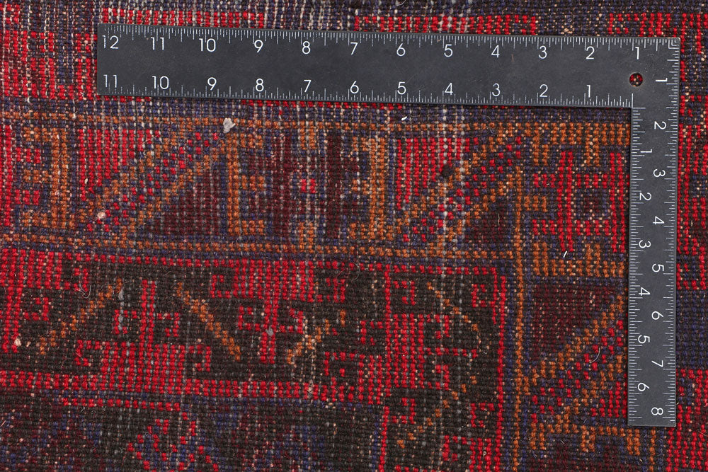 Multi Colored Baluchi 3' 7 x 6' 4 - No. 54241 - ALRUG Rug Store