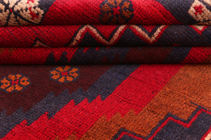 Firebrick Baluchi 3' 5 x 6' 2 - No. 54242 - ALRUG Rug Store