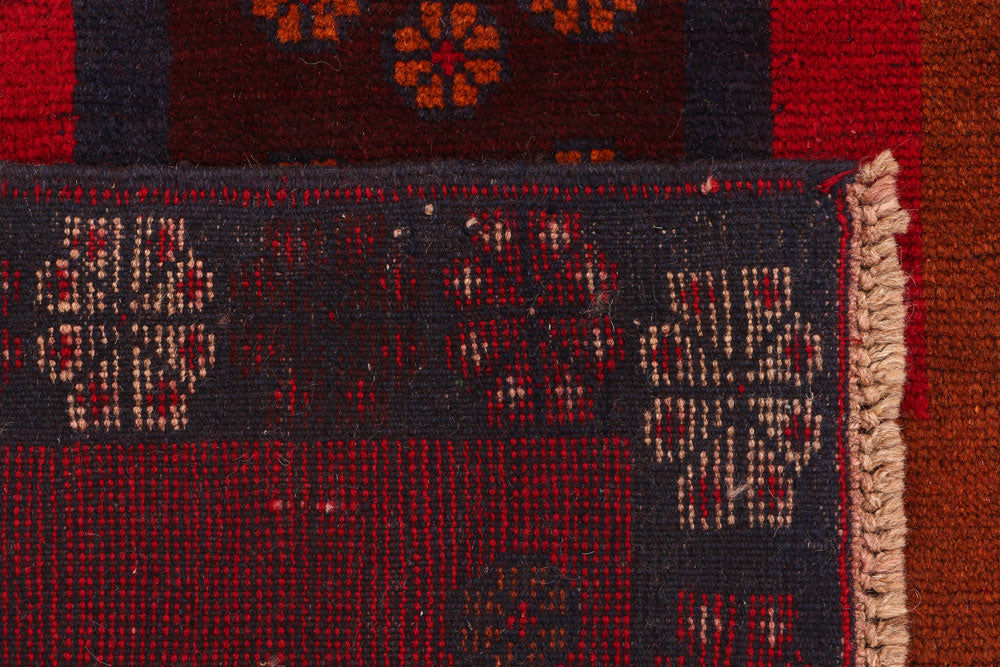 Firebrick Baluchi 3' 5 x 6' 2 - No. 54242 - ALRUG Rug Store