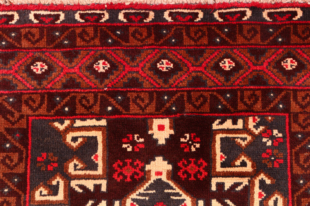 Multi Colored Baluchi 3' 4 x 6' 2 - No. 54244 - ALRUG Rug Store