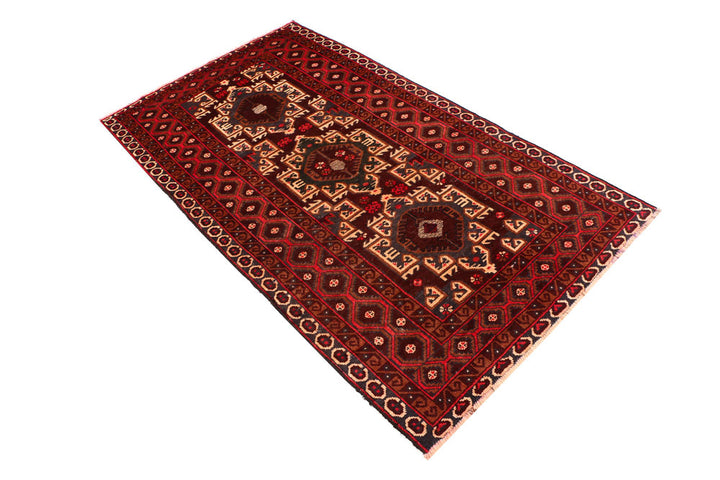 Multi Colored Baluchi 3' 4 x 6' 2 - No. 54244 - ALRUG Rug Store