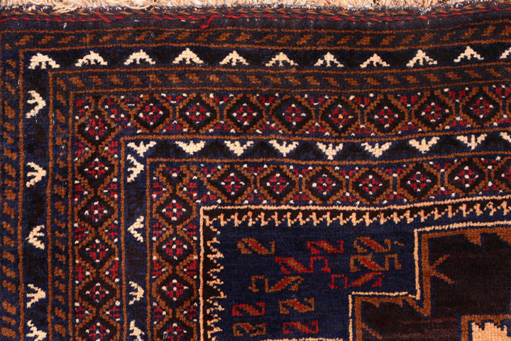 Midnight Blue Baluchi 3' 5 x 6' 4 - No. 54247 - ALRUG Rug Store