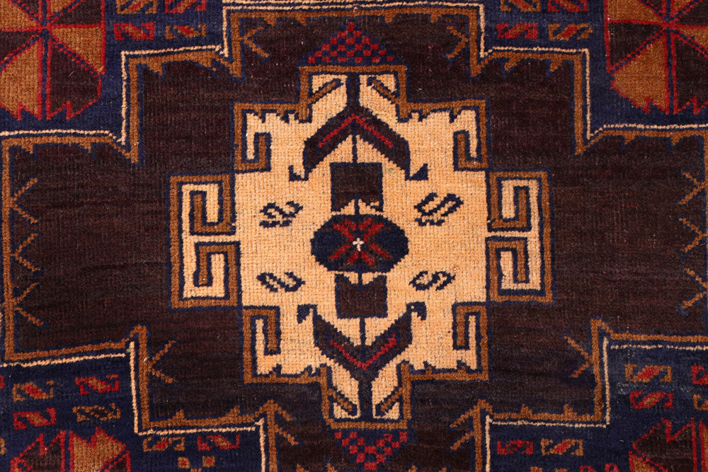 Midnight Blue Baluchi 3' 5 x 6' 4 - No. 54247 - ALRUG Rug Store