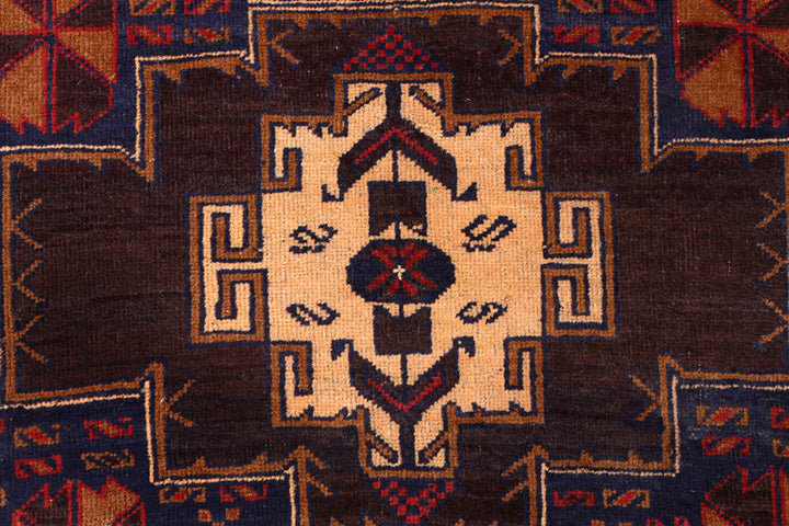 Midnight Blue Baluchi 3' 5 x 6' 4 - No. 54247 - ALRUG Rug Store