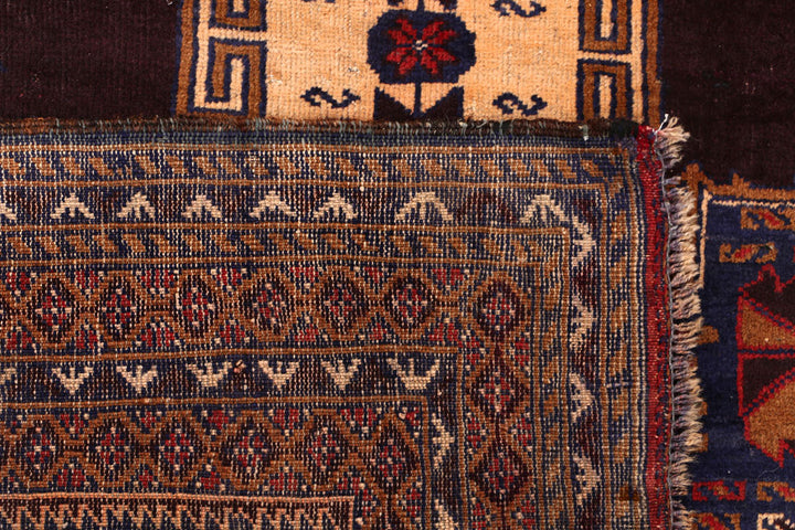 Midnight Blue Baluchi 3' 5 x 6' 4 - No. 54247 - ALRUG Rug Store