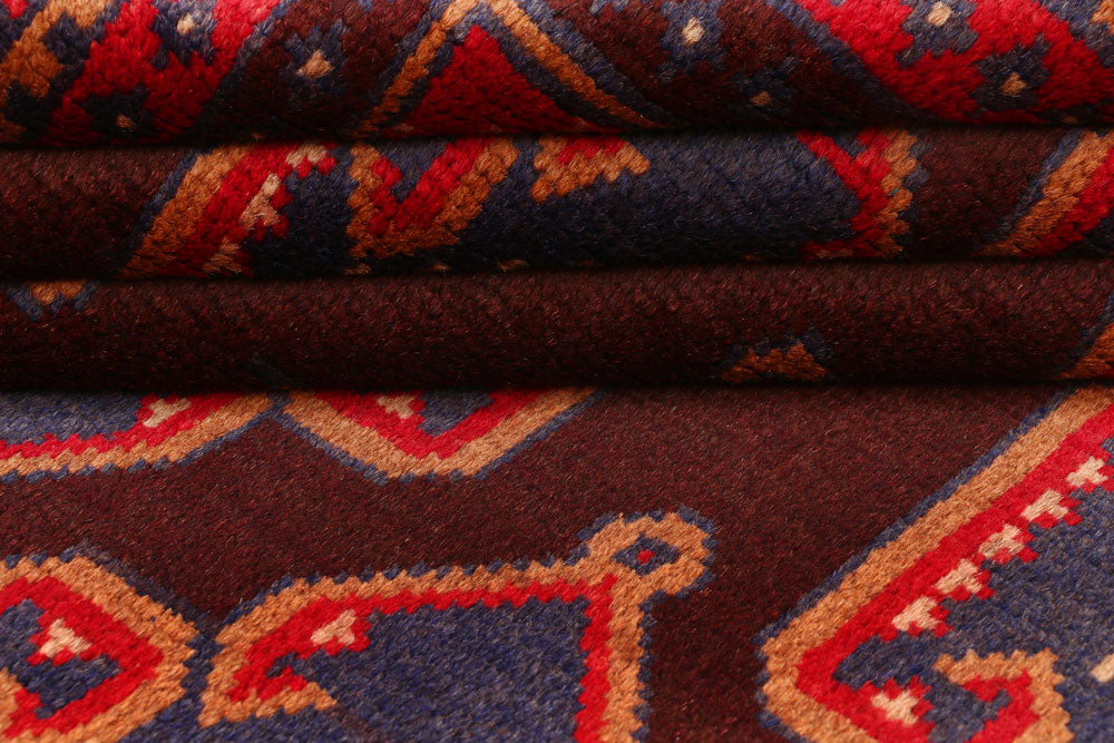 Maroon Baluchi 3' 5 x 5' 3 - No. 54248 - ALRUG Rug Store