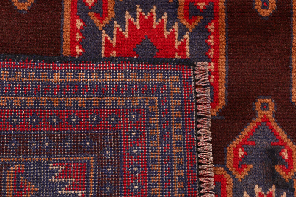 Maroon Baluchi 3' 5 x 5' 3 - No. 54248 - ALRUG Rug Store