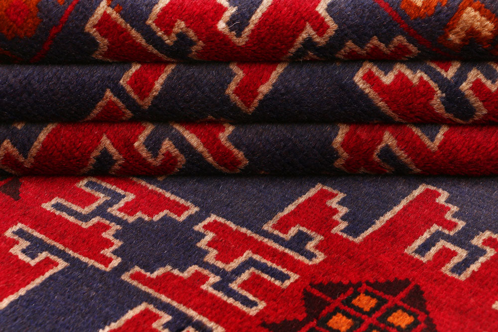 Midnight Blue Baluchi 3' 5 x 6' 2 - No. 54249 - ALRUG Rug Store