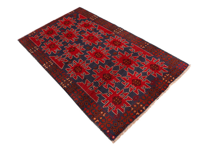 Midnight Blue Baluchi 3' 5 x 6' 2 - No. 54249 - ALRUG Rug Store