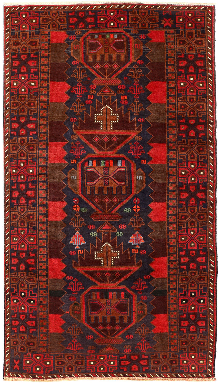 Baluchi 3' 4 x 6' - No. 54252 - ALRUG Rug Store