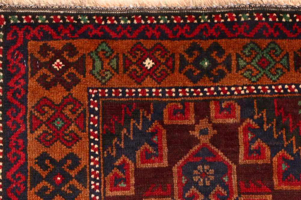 Midnight Blue Baluchi 3' 5 x 5' 9 - No. 54256 - ALRUG Rug Store