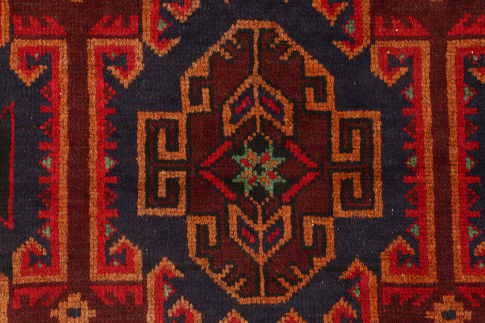 Midnight Blue Baluchi 3' 5 x 5' 9 - No. 54256 - ALRUG Rug Store