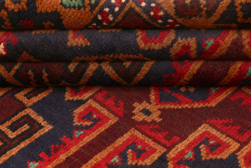 Midnight Blue Baluchi 3' 5 x 5' 9 - No. 54256 - ALRUG Rug Store