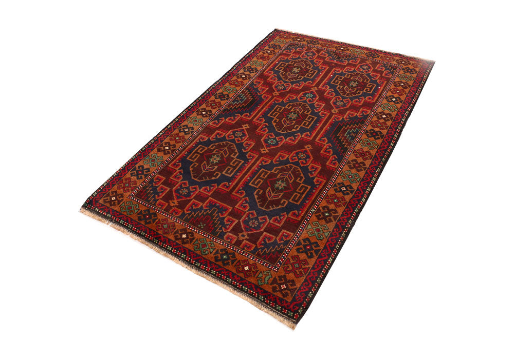 Midnight Blue Baluchi 3' 5 x 5' 9 - No. 54256 - ALRUG Rug Store