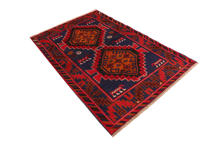 Midnight Blue Baluchi 3' 10 x 5' 10 - No. 54259 - ALRUG Rug Store