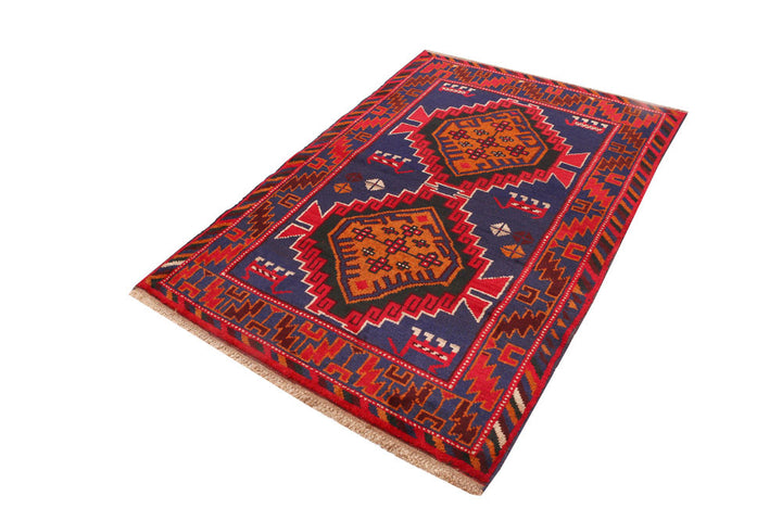 Midnight Blue Baluchi 3' 10 x 5' 10 - No. 54259 - ALRUG Rug Store
