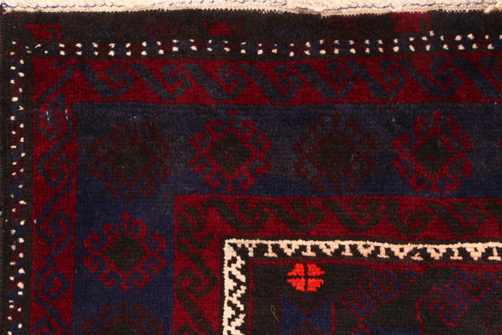 Midnight Blue Baluchi 3' 8 x 5' 10 - No. 54262 - ALRUG Rug Store