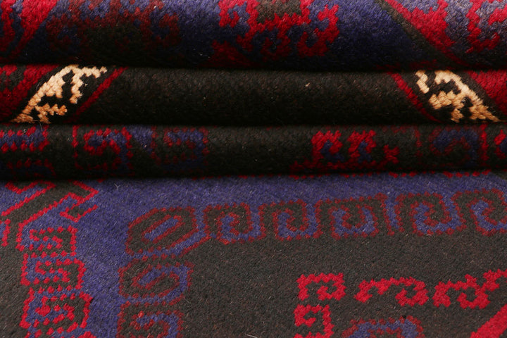 Midnight Blue Baluchi 3' 8 x 5' 10 - No. 54262 - ALRUG Rug Store