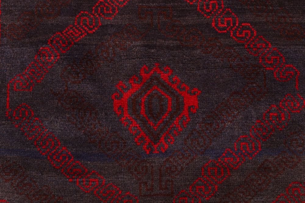 Firebrick Baluchi 3' 4 x 5' 8 - No. 54266 - ALRUG Rug Store