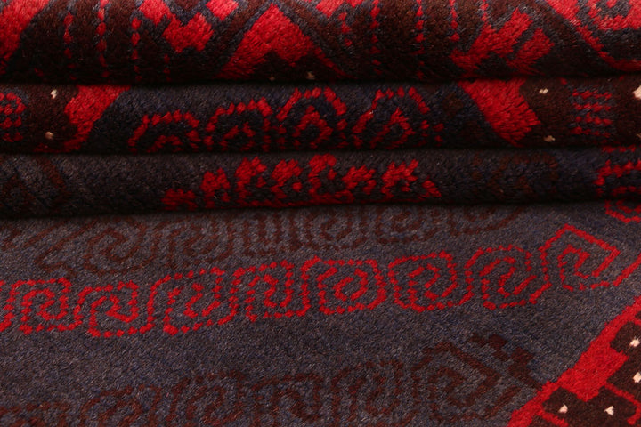 Firebrick Baluchi 3' 4 x 5' 8 - No. 54266 - ALRUG Rug Store