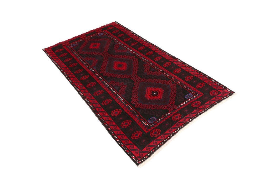 Multi Colored Baluchi 3' 5 x 5' 9 - No. 54267 - ALRUG Rug Store