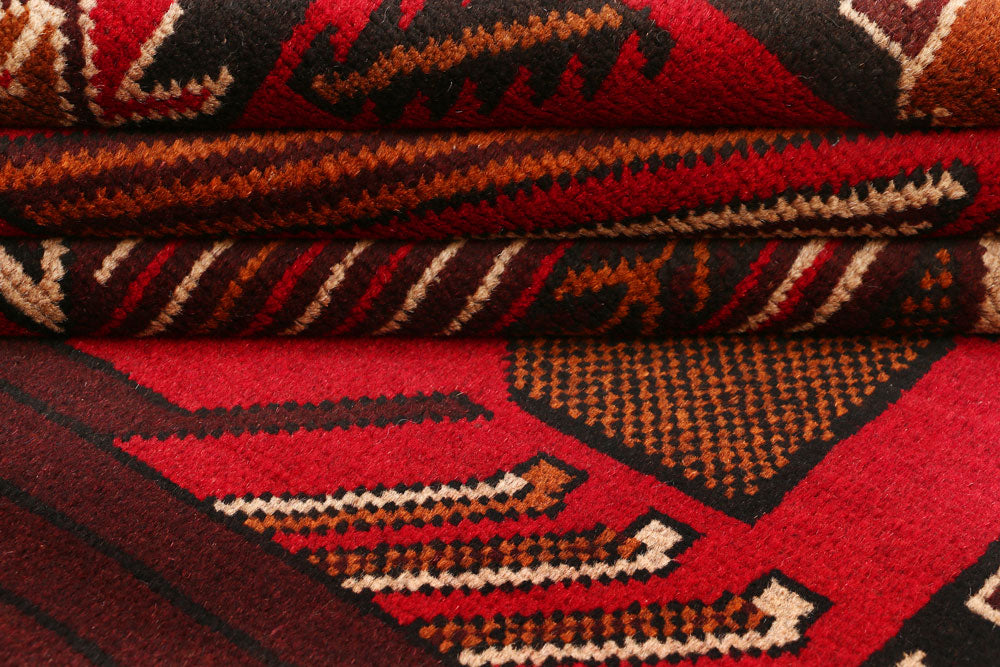 Firebrick Baluchi 3' 5 x 6' 4 - No. 54269 - ALRUG Rug Store