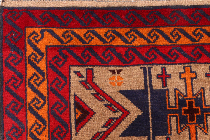 Burlywood Baluchi 3' 1 x 6' - No. 54272 - ALRUG Rug Store