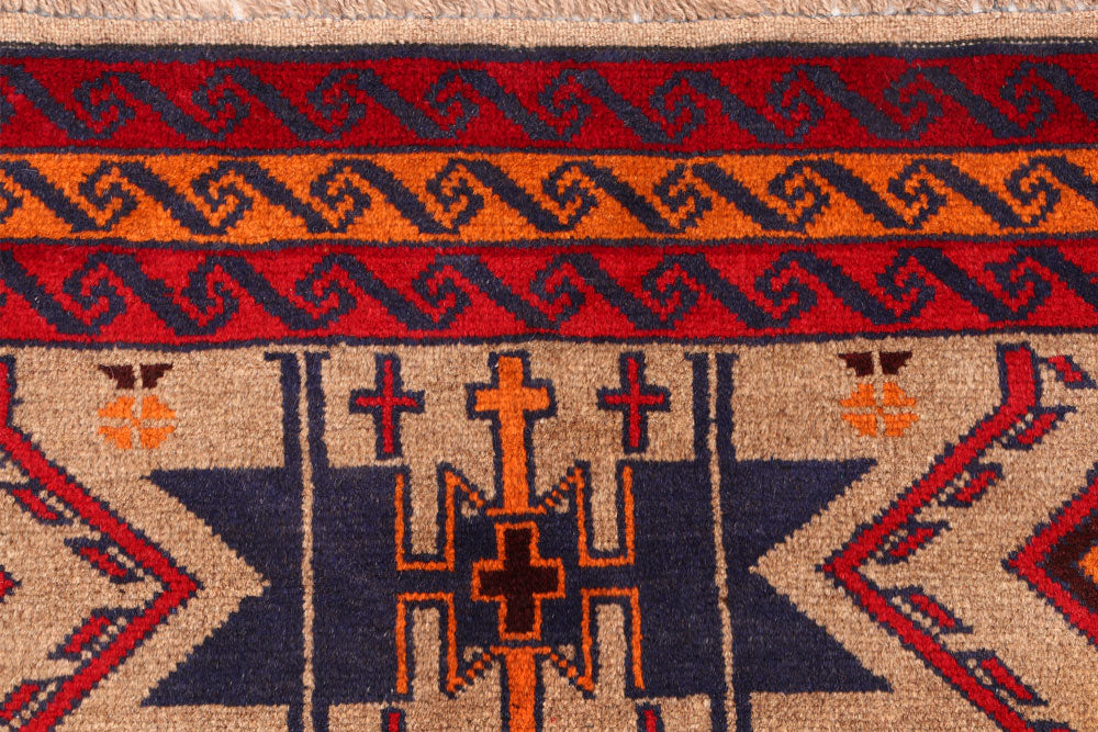 Burlywood Baluchi 3' 1 x 6' - No. 54272 - ALRUG Rug Store