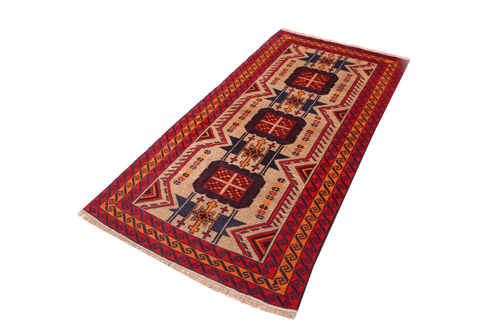 Burlywood Baluchi 3' 1 x 6' - No. 54272 - ALRUG Rug Store