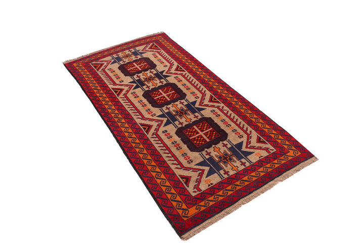 Burlywood Baluchi 3' 1 x 6' - No. 54272 - ALRUG Rug Store