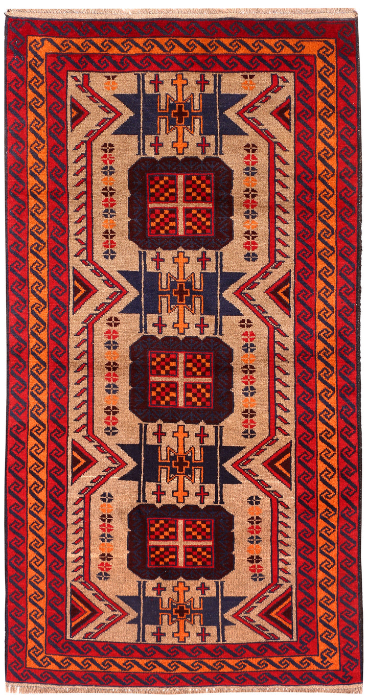 Burlywood Baluchi 3' 1 x 6' - No. 54272 - ALRUG Rug Store